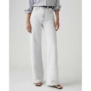 Levi's Premium Ribcage Wide Leg Jeans Size 25 Be Prepared - Light Wash (714)